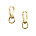 Dongguan Supplier Carabiner Keychain Clip Hook, Gold Swivel Metal Snap Hook for Bag